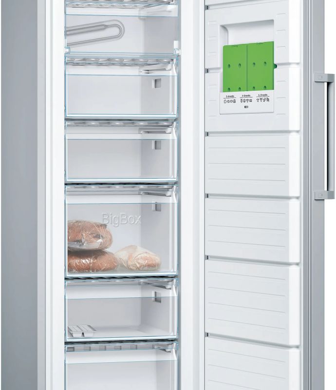 Морозильна камера Bosch, 176x60x65, 231л, 1дв., E, ST, нерж