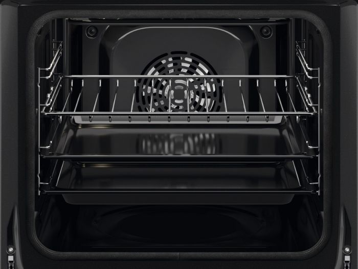 Духова шафа Electrolux електрична, 65л, A+, дисплей, конвекція, піроліз, телескопічні напрямні, чорний