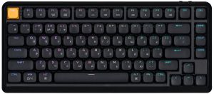 Клавіатура механічна Keychron J1 82Key, K pro Brown, WL/BT/USB-A, QMK, Hot-swap, EN/UKR, RGB, чорний