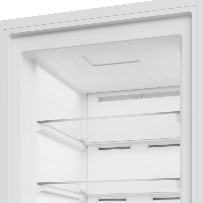 Морозильна камера Beko, 187x60x71, 286л, 1дв., E, NF, нержавіюча сталь