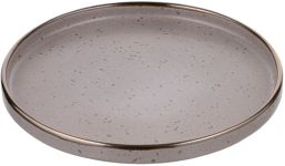 Тарілка десертна ARDESTO Fasano, 19.6см, кераміка, сіро-коричневий