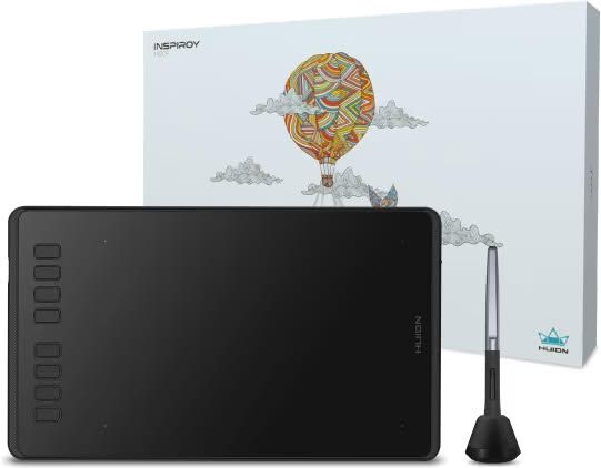 Графічний планшет Huion 8.7"x5.4" H950P, microUSB, чорний