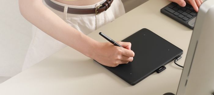 Графічний планшет Huion 6.3"x3,9" Inspiroy Frego S, BT, USB-C, чорний