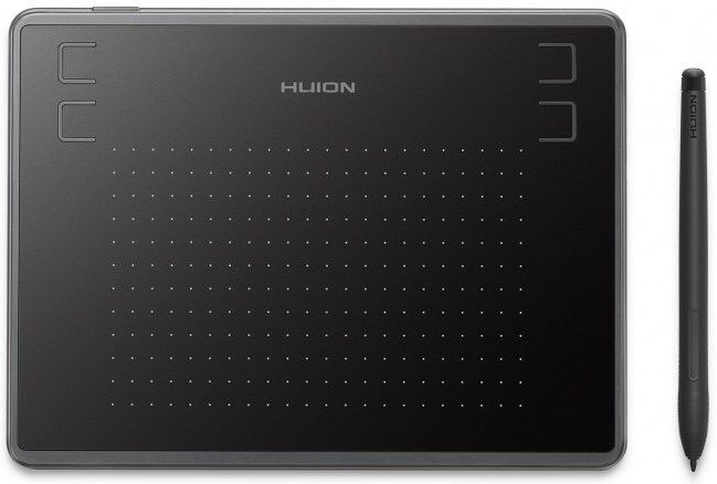 Графічний планшет Huion 4.8"x3" H430P, microUSB, чорний
