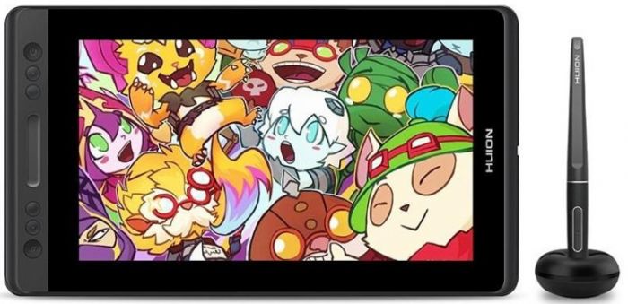 Графічний монітор Huion 13,3" Kamvas Pro 13, USB-C,чорний