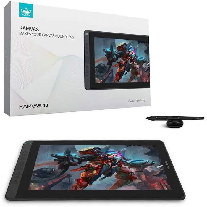 Графічний монітор Huion 13,3" Kamvas 13, USB-C, чорний