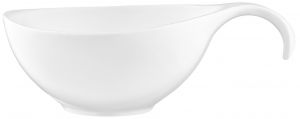 Салатник з ручкою ARDESTO, 360мл, порцеляна, білий