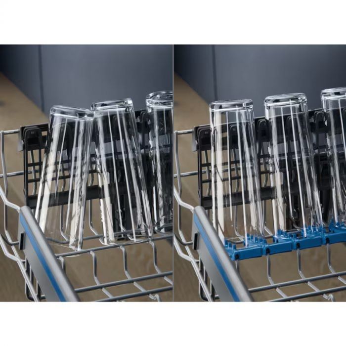 Посудомийна машина Electrolux вбудована, 14компл., D, 60см, дисплей, інвертор, 3й кошик, чорний