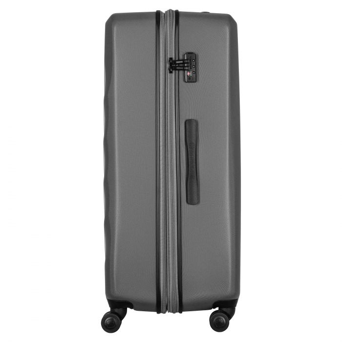 Валіза Wenger, Motion, полікарбонат, гігант, 81см, 135/157л, TSA, 4 колеса, сірий