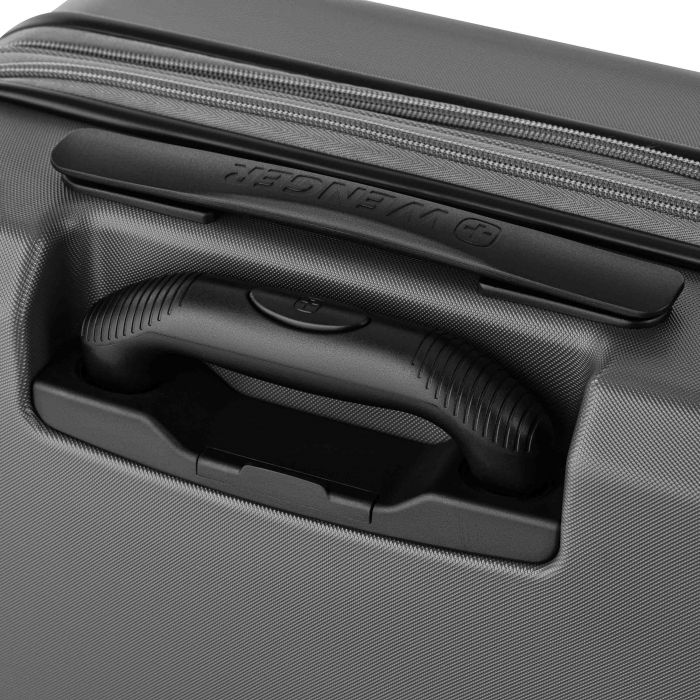 Валіза Wenger, Motion, полікарбонат, гігант, 81см, 135/157л, TSA, 4 колеса, сірий