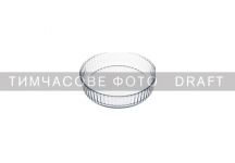 Форма для запікання ARDESTO Black Mars 27.6х3.8см, боросилікатне скло, кругла, прозорий