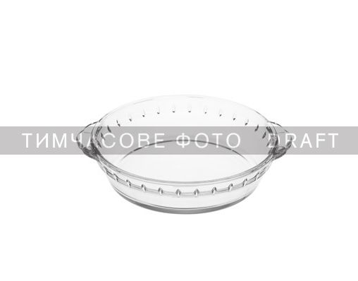 Форма для запікання ARDESTO Black Mars 22.3x4.7см, боросилікатне скло, кругла, прозорий