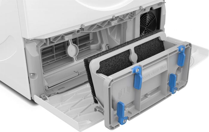 Сушильна машина Siemens тепловий насос, 9кг, D, 61см, дисплей, білий