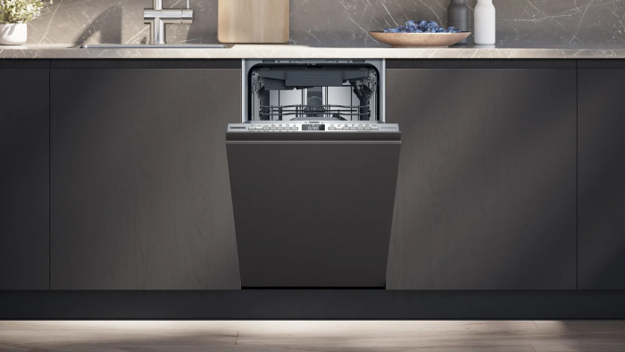 Посудомийна машина Siemens вбудована, 10компл., A++, 45см, дисплей, 3й кошик, білий