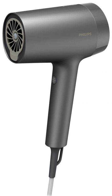 Фен Philips 7000 Series, 1800Вт, 4 режими, DC Motor, дифузор, іоніз-я, хол. обдув,сірий