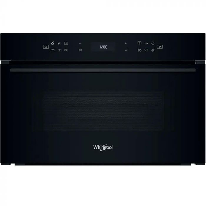 Мікрохвильова піч Whirlpool вбудована, 31л, електронне упр., 1000Вт, гриль, дисплей, чорний