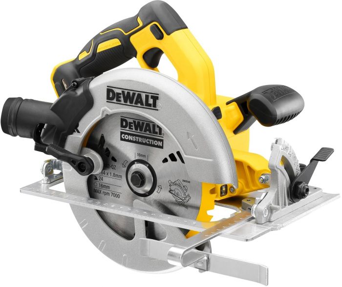 Пила дискова акмуляторна DeWalt 18В XR 184х16мм 5500об/хв 3.6кг без АКБ та ЗП