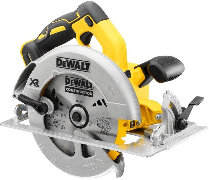Пила дискова акмуляторна DeWalt 18В XR 184х16мм 5500об/хв 3.6кг без АКБ та ЗП
