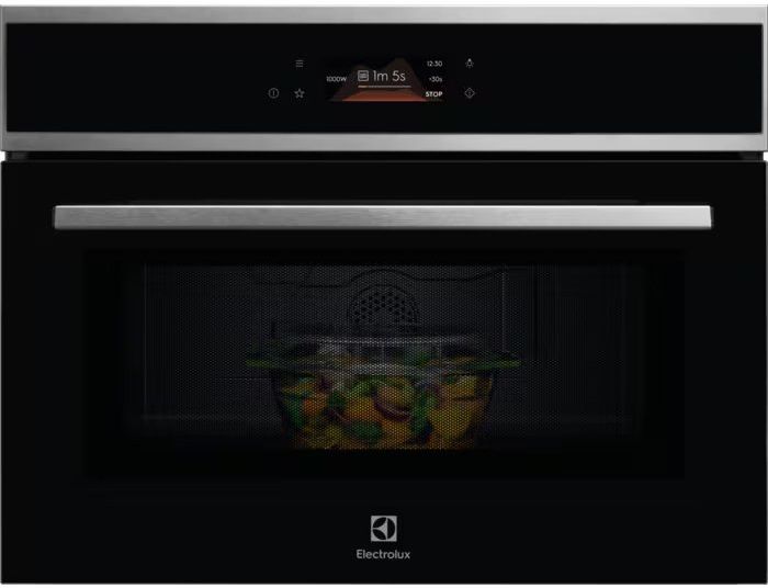 Мікрохвильова піч Electrolux вбудована, 44л, електрон. керування, 2100Вт, гриль, дисплей, чорний