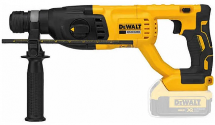 Перфоратор акумуляторний DeWalt SDS PLUS 18В 2.6Дж 0-5500уд/хв 0-1150об/хв 3 режими кейс 2.77кг без АКБ та ЗП