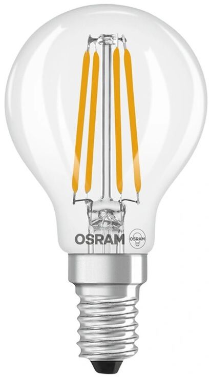 Лампа OSRAM LED E14 3.4Вт 4000K 470Лм P45 філаментна