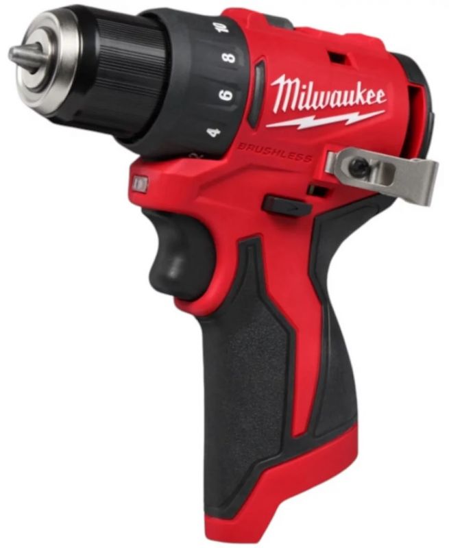 Шурупокрут-дриль акумуляторний Milwaukee M12 BLDDRC-0 12В 40Нм 0-1700об/хв 0.8кг без АКБ и ЗП