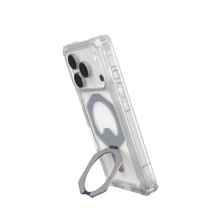 Чохол UAG для iPhone 17 Pro, Plasma XTE MagSafe, Clear/Titanium