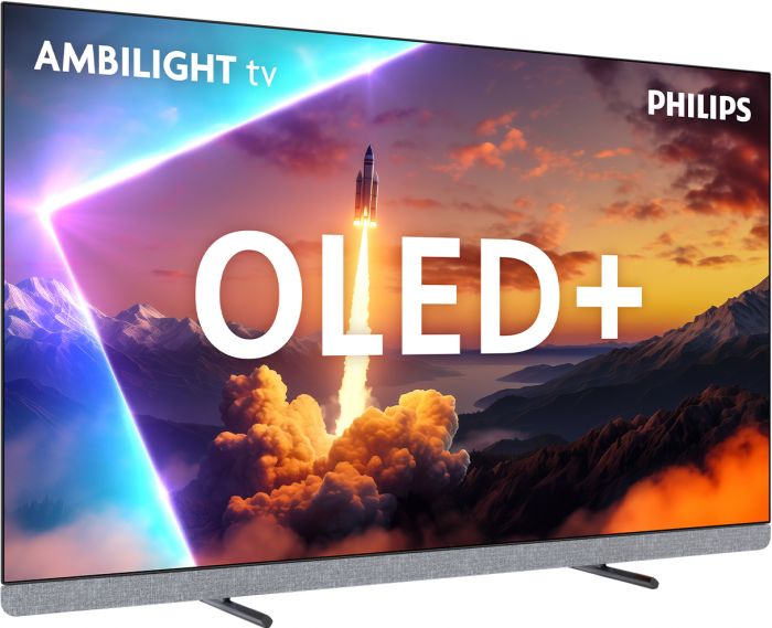 Телевізор 65" Philips OLED+ 4K 144Hz Smart Google TV Black Ambilight Bowers & Wilkins sound