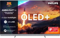 Телевізор 65" Philips OLED+ 4K 144Hz Smart Google TV Black Ambilight Bowers & Wilkins sound