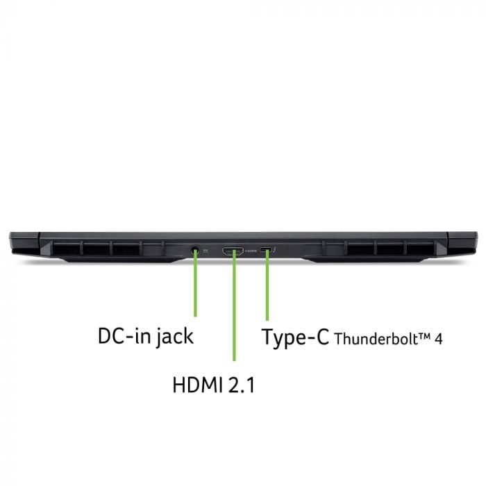 Ноутбук Acer Nitro V 16S ANV16S-71 16" WUXGA IPS, Intel 7-240H, 32GB, F1TB, NVD5050-8, Lin, чорний