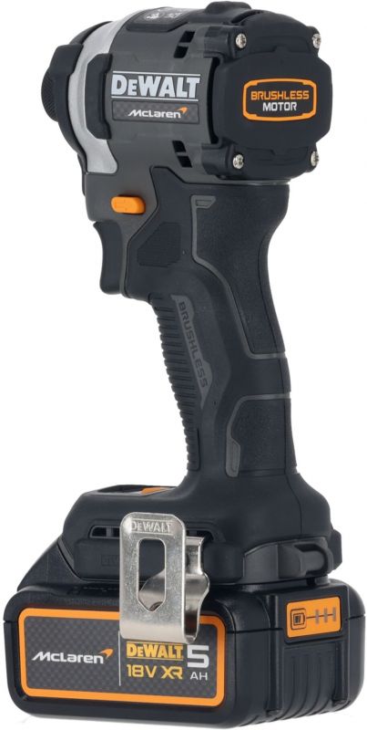 Шурупокрут-дриль ударний акумуляторний DeWALT McLaren F1 TEAM LIMITED EDITION 18В 2х5А·год 205Нм 1000-2800-3250об/хв кейс ЗП 1.0кг
