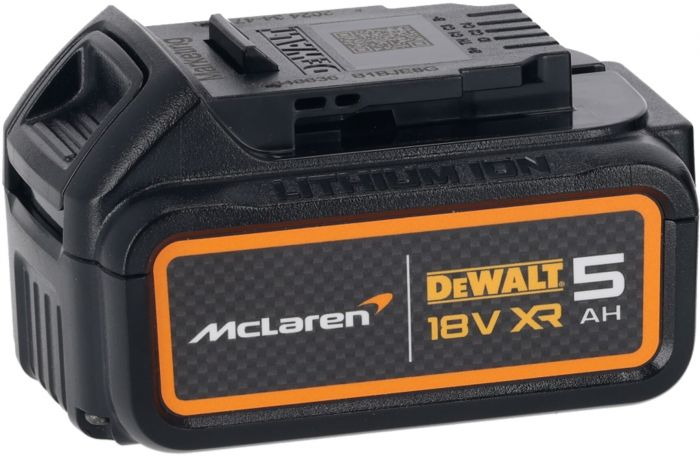Шурупокрут-дриль ударний акумуляторний DeWALT McLaren F1 TEAM LIMITED EDITION 18В 2х5А·год 205Нм 1000-2800-3250об/хв кейс ЗП 1.0кг