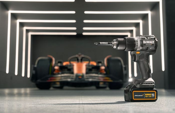 Шурупокрут-дриль ударний акумуляторний DeWALT McLaren F1 TEAM LIMITED EDITION 18В 2х5А·год 90Нм 0-450·0-1650об/хв кейс ЗП 1.34кг
