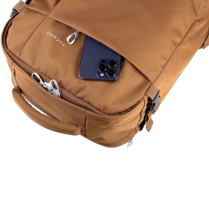 Рюкзак дорожній Tucano TUGO 3 M CABIN 16", 23л, коричневий