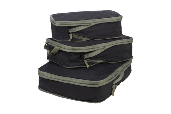 Набір чохлів для пакування одяу, Tucano Pigio Travel 3 в 1, нейлон, чорний