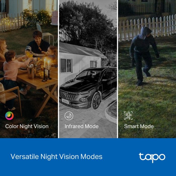 Камера IP з подвійним об'єктивом TP-LINK Tapo C246D 3MP N300 microSD motion detection