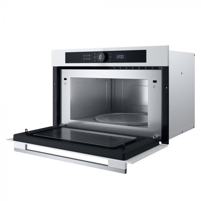 Мікрохвильова піч Whirlpool вбудована, 31л, електронне упр., 1000Вт, гриль, дисплей, білий