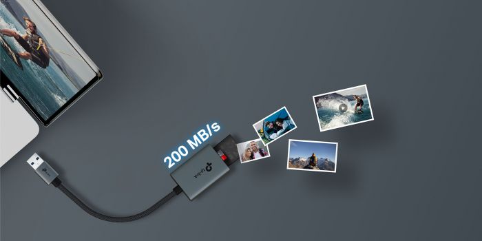 USB-Концентратор TP-Link UA430 1xSD, 1x-microSD, USB TypeA