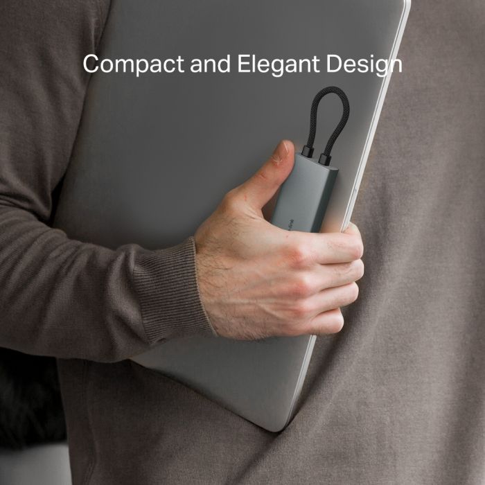 Хаб USB TP-LINK UH7020C USB-C > 2xUSB3.0/1xUSB-C/xHDMI/1xSD/1xmicroSD/1xPD 100Wh