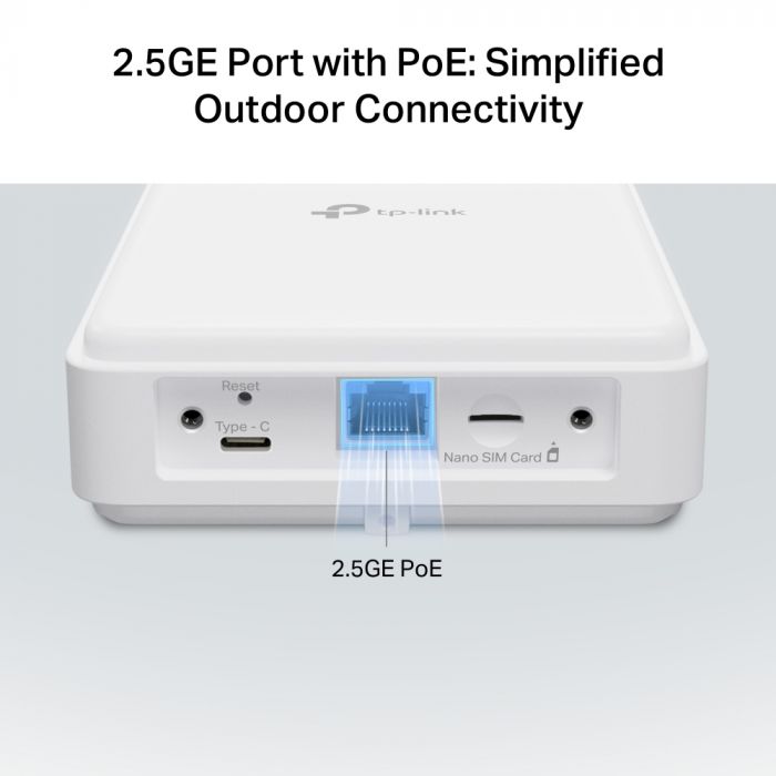 Зовнішній маршрутизатор TP-LINK NE200, 5G, 1x2.5GE LAN (PoE)