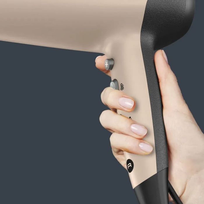 Фен Rowenta Renew, 2100Вт, 3 режими, дифузор, іоніз-я, хол. обдув, коричнево-чорний