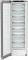 Морозильна камера Liebherr, 185.5x59.7х67.5, 271л, 1дв., D, NF, диспл внутр., сірий