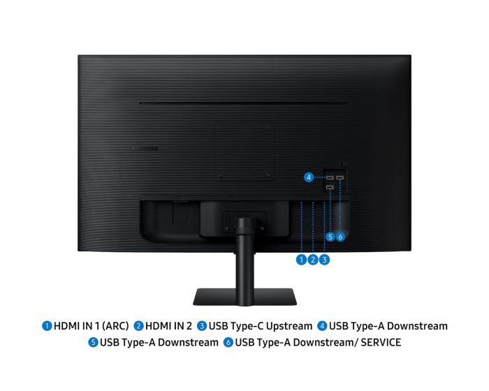 Монітор Samsung 32" S32FM702 2xHDMI, USB, Bluetooth, MM, VA, 3840x2160, 4ms