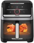 Мультипіч Tefal Easy Fry Silence XXL Smart Vision, 1800Вт, чаша-7л, сенсорне керув., 55 програм, з віконцем, пластик, нерж. сталь-чорний