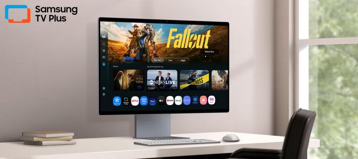 Монітор Samsung 32"S32FM902 HDMI, USB, Bluetooth, MM, OLED, 3840x2160, 165Hz, 0.03ms, HDR10+