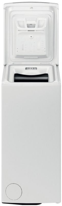 Пральна машина Whirlpool вертикальна, 6кг, 1200, B, 60см, дисплей, інвертор, білий