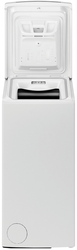 Пральна машина Whirlpool вертикальна, 7кг, 1200, B, 60см, дисплей, інвертор, білий