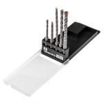 Набір свердел по бетону GRAPHITE SDS Plus 5x6x110мм, 6x8x10x160мм, кейс, 5шт