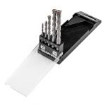 Набір свердел по бетону GRAPHITE 4-10мм, кейс, 5шт