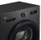 Пральна машина LG фронтальна, 6.5кг, 1200, В, 44см, дисплей, пара, інвертор, чорний
